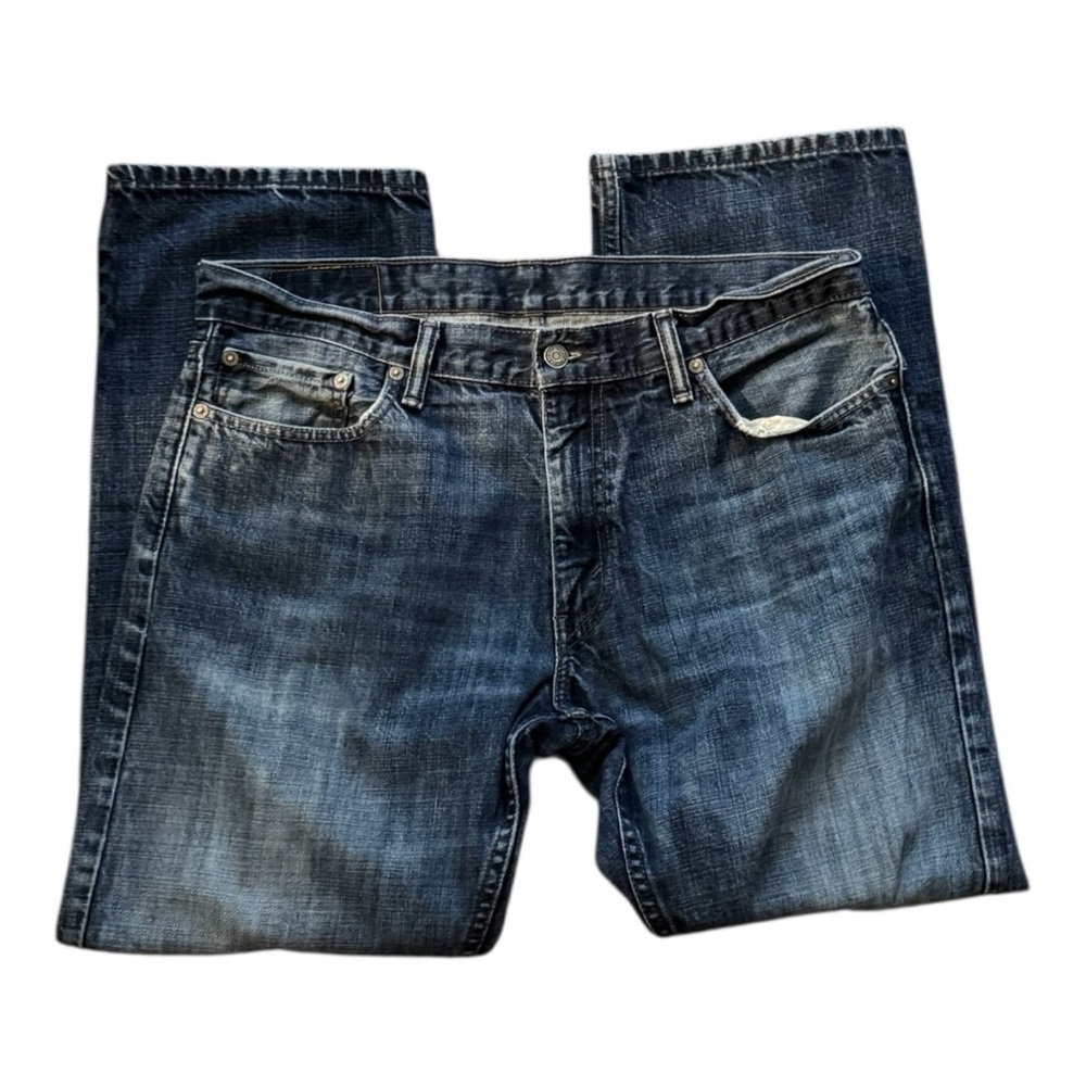 Levi's Relaxed Fit Dark Blue Jeans - Picture 4 of 8